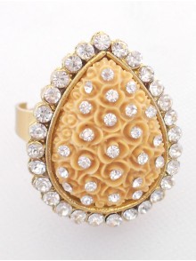 Kundan Finger Ring